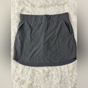 Freely Gray Athleisure Athletic Tennis Running Golf Skort Pockets Size L Large